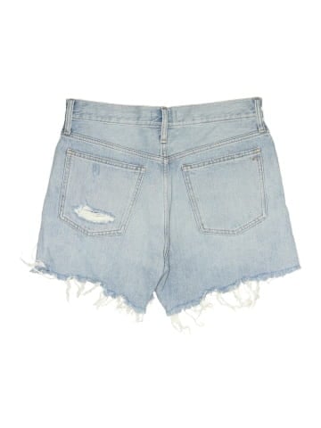 Madewell Relaxed Mid-Length Denim Shorts in Steenwick Wash: Ripped Edition (view 2)