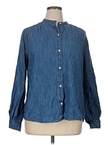 Express Long Sleeve Button-Down Shirt (view 1)