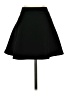 Aeropostale Solid Black Formal Skirt Size XS - photo 2