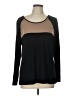 Ambria Black Long Sleeve Top Size 12 - photo 1