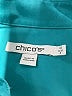 Chico's Teal 3/4 Sleeve Button-Down Shirt Size Sm (0) - photo 7