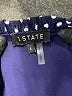 1.State 100% Polyester Polka Dots Blue Sleeveless Blouse Size L - photo 7