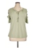 Assorted Brands Green Short Sleeve Blouse Size XL - photo 1