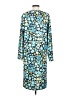 Pixie Lady Print Teal Casual Dress Size S - photo 2