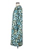 Pixie Lady Print Teal Casual Dress Size S - photo 5