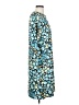 Pixie Lady Print Teal Casual Dress Size S - photo 4