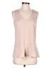 Brunello Cucinelli Tan Sleeveless Blouse Size L - photo 1