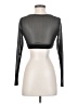 Shein Black Long Sleeve Top Size 2 - photo 2