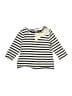 Crewcuts 100% Cotton Stripes Ivory Long Sleeve Top Size 4 - 5 - photo 1