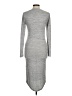 Enough About Me Gray Casual Dress Size M - photo 2