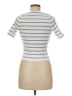 Happily Grey 100% Polyester Gray Short Sleeve Top Size M - photo 2