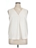 MELLODAY Ivory Sleeveless Blouse Size XL - photo 1