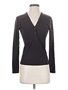 James Perse Long Sleeve Henley (view 1)