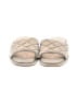 J/Slides Ivory Silver Sandals Size 7 - photo 2