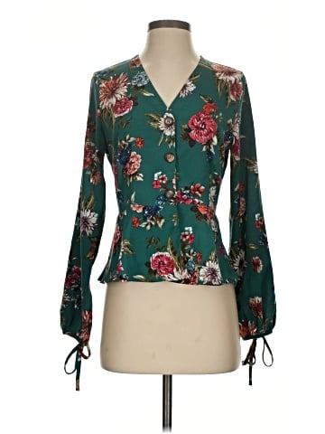 Blu Pepper Long Sleeve Blouse (view 1)