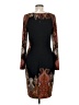 Cache Paisley Brown Cocktail Dress Size 6 - photo 2