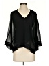 Zara Black 3/4 Sleeve Blouse Size S - photo 1