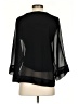 Zara Black 3/4 Sleeve Blouse Size S - photo 2