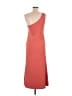 H&M Solid Orange Casual Dress Size M - photo 2