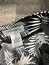 Carmen Carmen Marc Valvo 100% Polyester Tropical Black Shorts Size 4 - photo 3