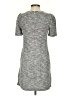 Ann Taylor LOFT Tweed Gray Casual Dress Size XXS - photo 2