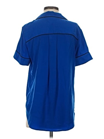 Rag & Bone Short Sleeve Silk Top (view 2)