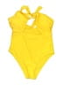 Unbranded Solid Yellow One Piece Swimsuit Size L - photo 1