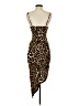 Assorted Brands Animal Print Brown Cocktail Dress Size XS (estimated) - photo 2