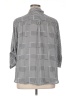 Torrid 100% Polyester Houndstooth Gray 3/4 Sleeve Blouse Size 1X Plus (1) - photo 2