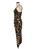 Assorted Brands Animal Print Brown Cocktail Dress Size XS (estimated) - photo 5