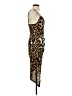 Assorted Brands Animal Print Brown Cocktail Dress Size XS (estimated) - photo 4