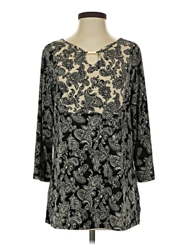 Susan Graver 3/4 Sleeve Blouse (view 1)