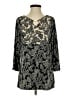 Susan Graver Black 3/4 Sleeve Blouse Size S - photo 1