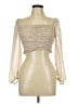 Reset 100% Polyester Ivory Long Sleeve Blouse Size L - photo 1