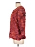 Elementz Burgundy 3/4 Sleeve Blouse Size L - photo 5