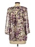 Apt. 9 100% Polyester Purple 3/4 Sleeve Blouse Size L - photo 2