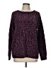 Coldwater Creek 100% Polyester Tweed Purple Pullover Sweater Size M - photo 1