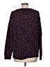 Coldwater Creek 100% Polyester Tweed Purple Pullover Sweater Size M - photo 2