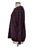 Coldwater Creek 100% Polyester Tweed Purple Pullover Sweater Size M - photo 5