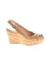 Stuart Weitzman Tan Wedges Size 5 - photo 1