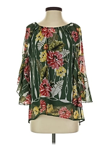 Figueroa & Flower 3/4 Sleeve Blouse (view 1)
