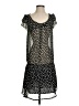 Zara Basic Polka Dots Black Casual Dress Size S - photo 1