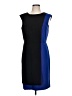 AB Studio Color Block Blue Cocktail Dress Size 12 - photo 1