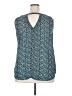 Papermoon 100% Polyester Teal Sleeveless Blouse Size 1X - photo 2