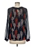 Boden 100% Polyester Blue 3/4 Sleeve Blouse Size 6 - photo 2