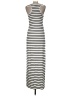Planet Gold Stripes Gray Casual Dress Size M - photo 2