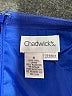 Chadwicks 100% Polyester Color Block Blue Formal Skirt Size 8 - photo 4