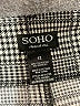 SOHO Apparel Ltd Houndstooth Gray Shorts Size 12 - photo 3