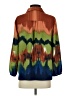 Investments 100% Polyester Color Block Orange 3/4 Sleeve Blouse Size S - photo 2