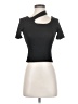 Assorted Brands Black Short Sleeve Turtleneck Size 2 - photo 1
